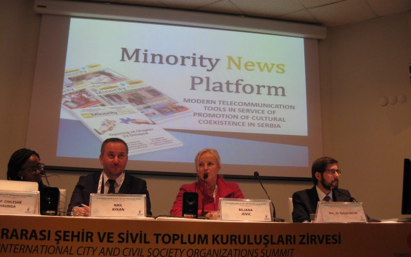 Medijska platforma “Minority News” predstavljena na međunarodnom samitu civilnog društva u Istanbulu